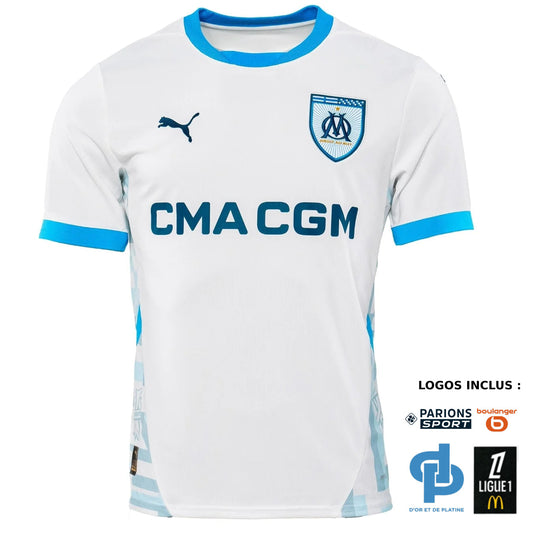 Maillot Marseille D&P Domicile Homme 2024 2025