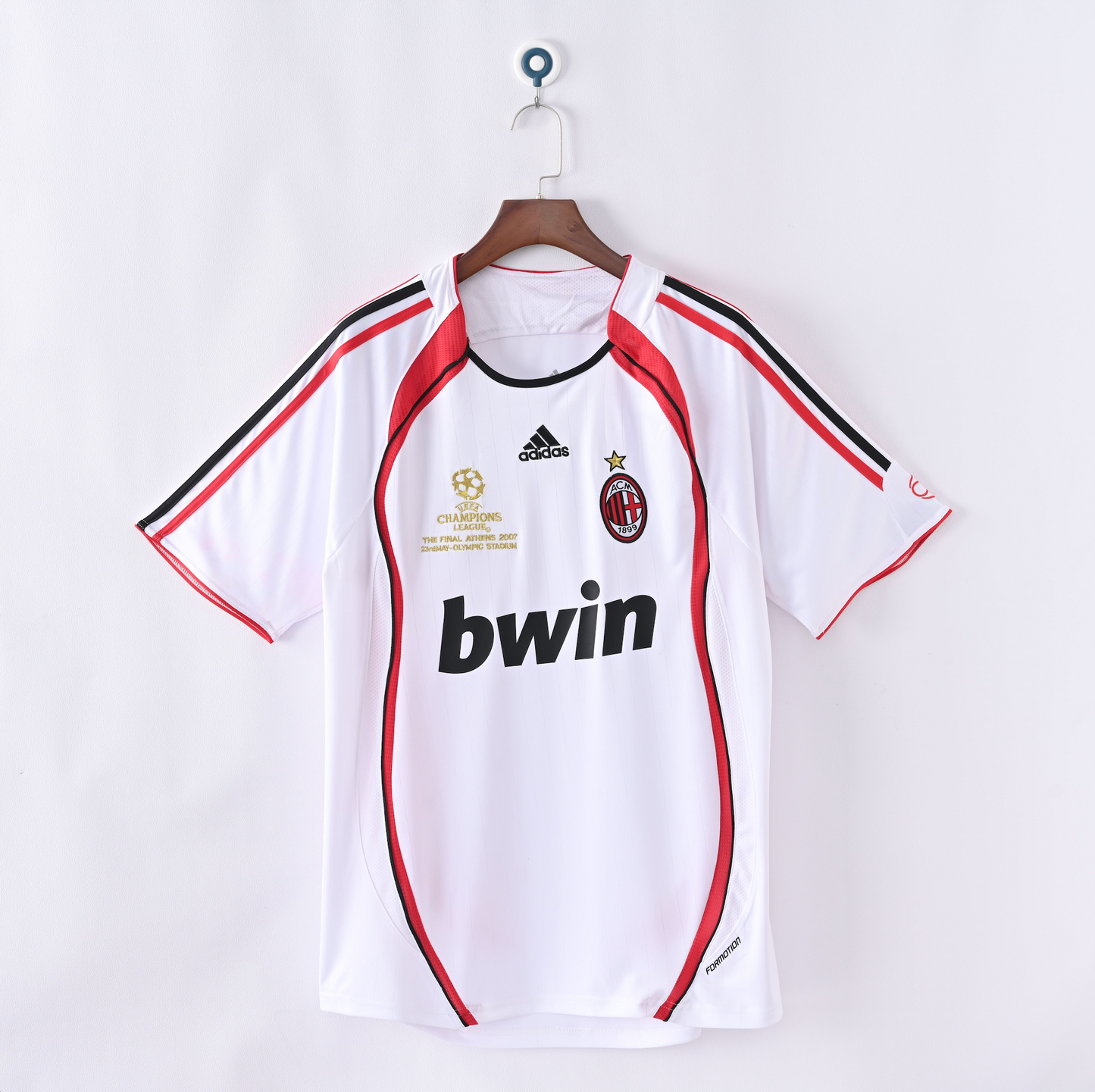 Maillot AC Milan Retro Vintage 2006-2007 Exterieur Homme