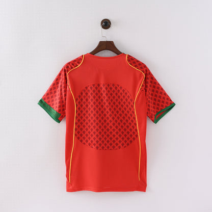 Maillot Portugal Retro Vintage 2004 Domicile Homme