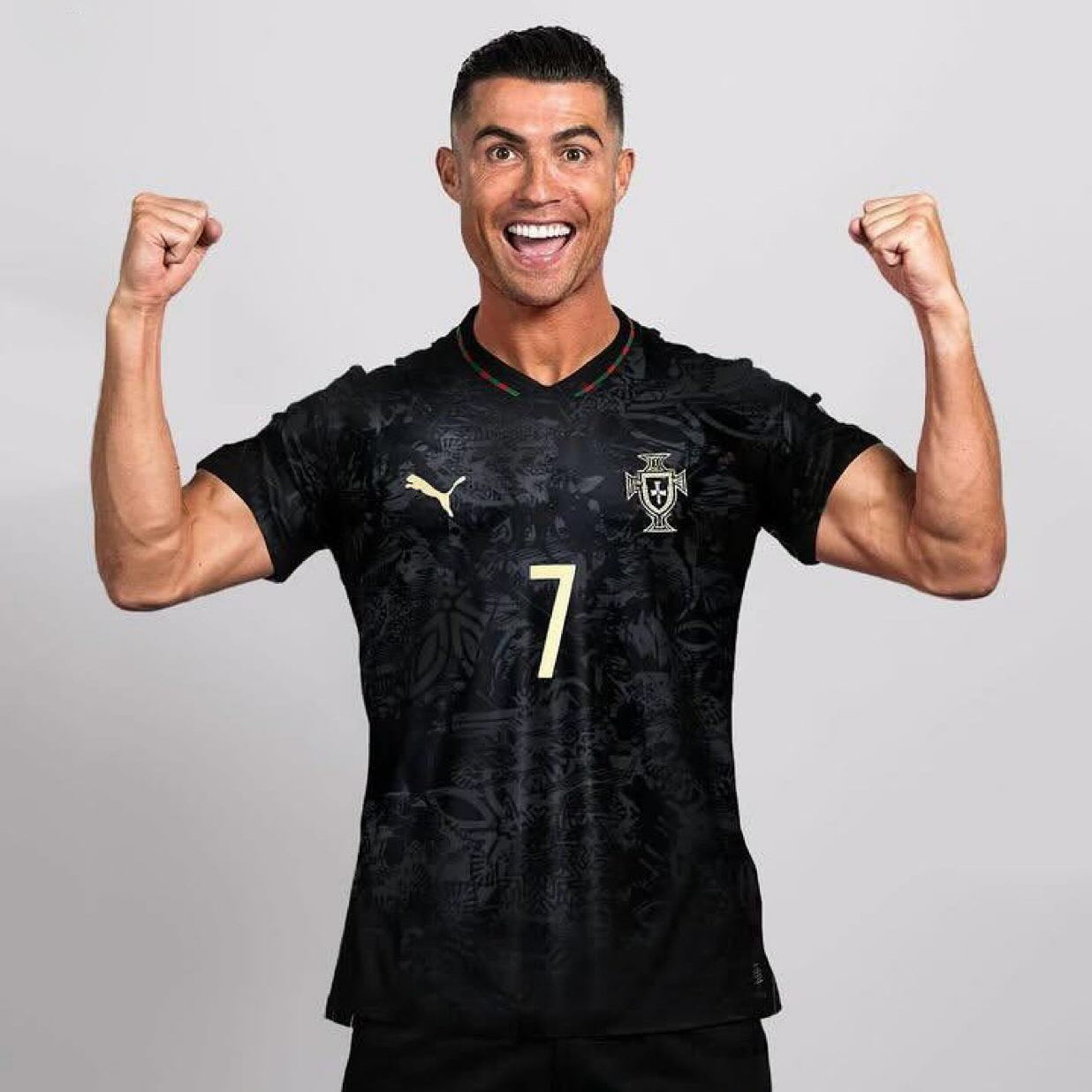 Maillot Portugal Ronaldo 2025 2026 Noir