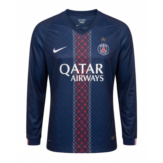 Maillot PSG Domicile 1 étoile Manches Longues Homme 2025 2026