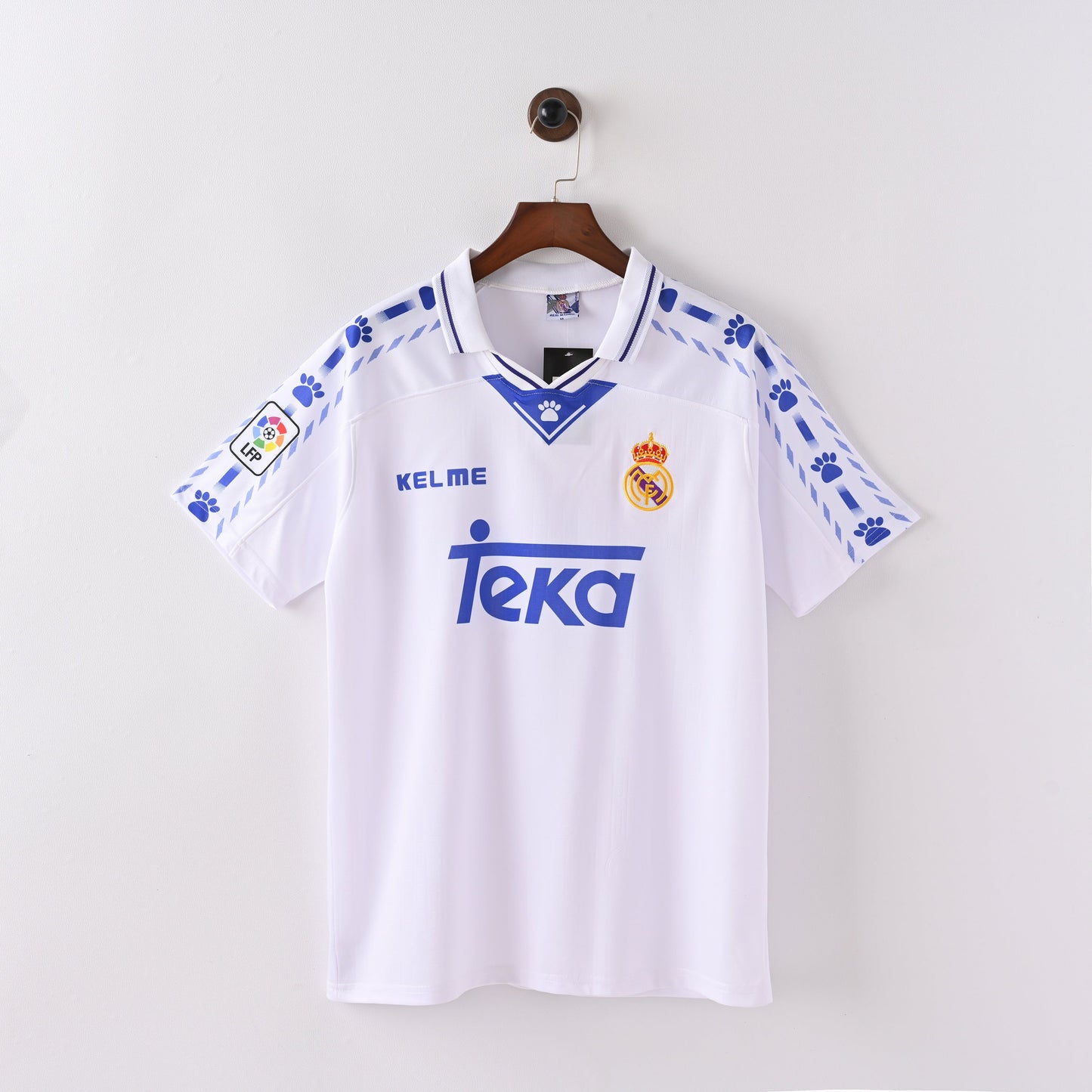 Maillot Real Madrid Retro Vintage 1996-1997 Domicile Homme