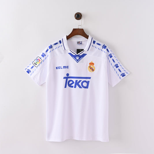 Maillot Real Madrid Retro Vintage 1996-1997 Domicile Homme