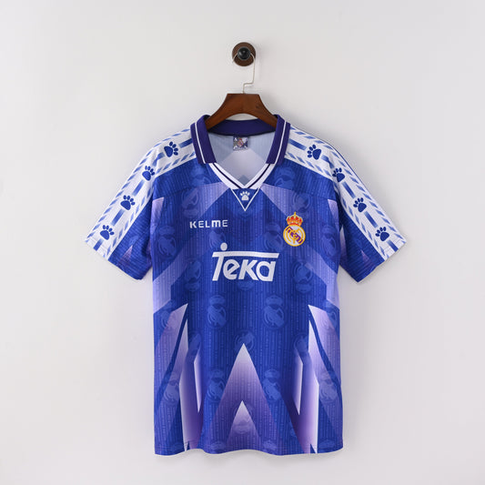 Maillot Real Madrid Retro Vintage 1996-1997 Exterieur Homme