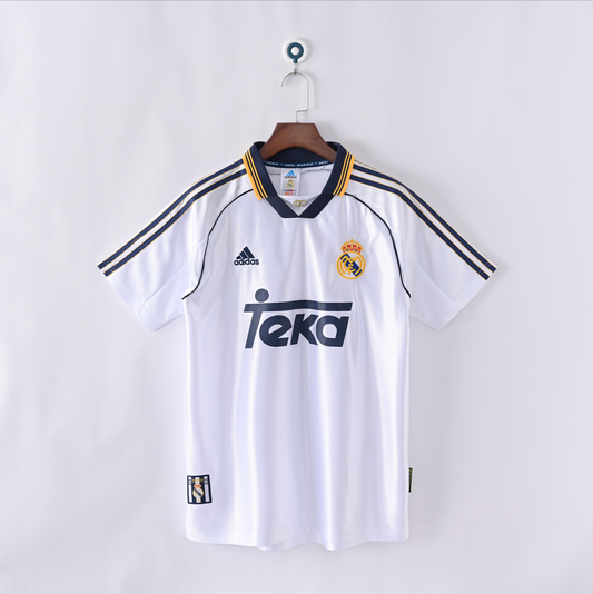 Maillot Real Madrid Retro Vintage 1998-2000 Domicile Homme