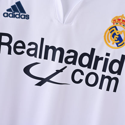 Maillot Real Madrid Retro Vintage 2001-2002 Domicile Homme