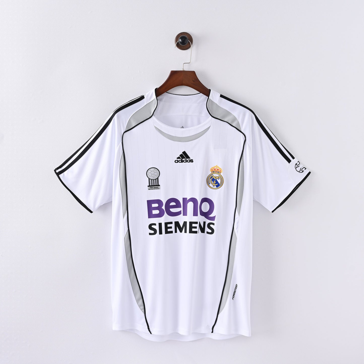 Maillot Real Madrid Retro Vintage 2006-2007 Domicile Homme