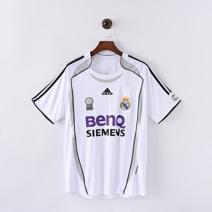Maillot Real Madrid Retro Vintage 2006-2007 Domicile Homme