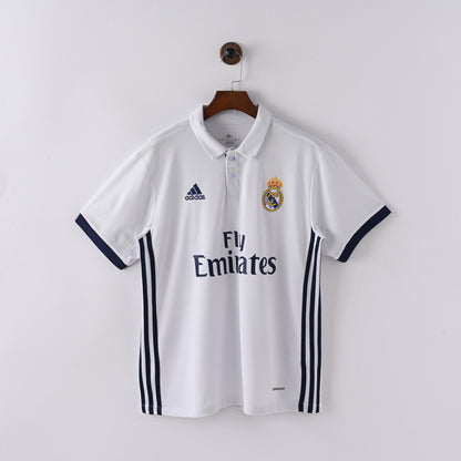 Maillot Real Madrid Retro Vintage 2016-2017 Domicile Homme