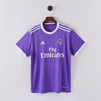 Maillot Real Madrid Retro Vintage 2016-2017 Exterieur Homme
