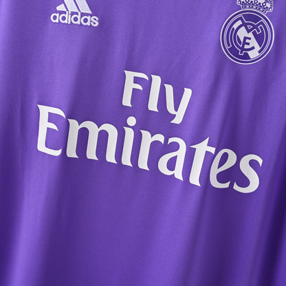 Maillot Real Madrid Retro Vintage 2016-2017 Exterieur Homme