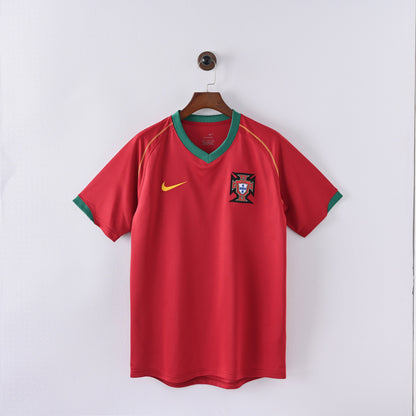 Maillot Portugal Retro Vintage 2006 Domicile Homme