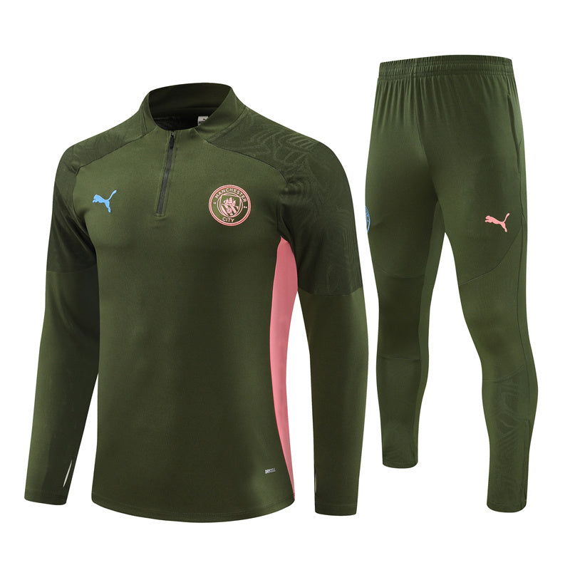 Survetement Manchester City Training Homme/Enfant 2024 2025 Vert