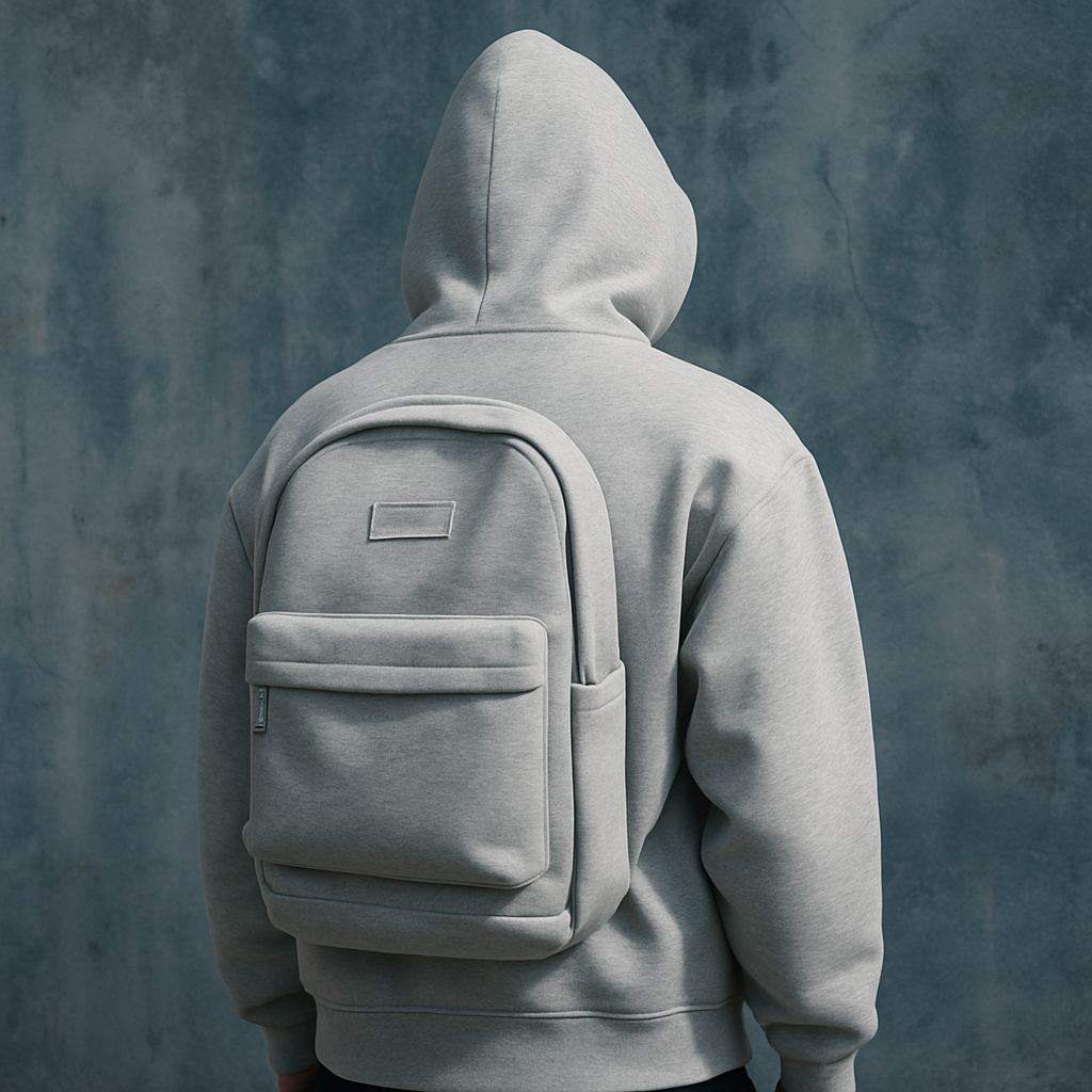 Sweat à Capuche avec Sac à Dos Intégré – Pratique pour Voyager