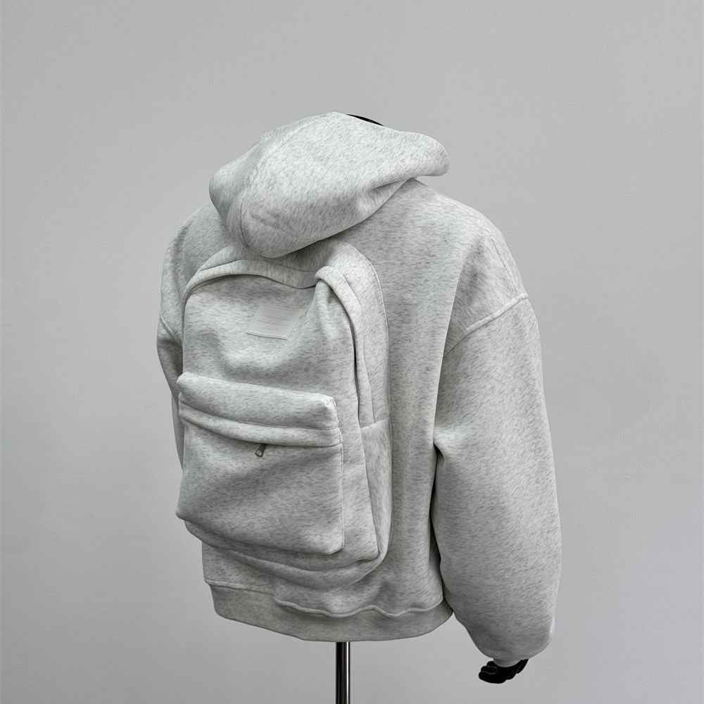 Sweat à Capuche avec Sac à Dos Intégré – Pratique pour Voyager