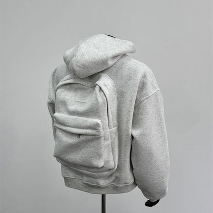Sweat à Capuche avec Sac à Dos Intégré – Pratique pour Voyager