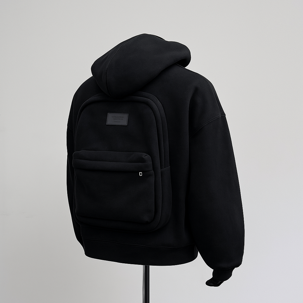 Sweat à Capuche avec Sac à Dos Intégré – Pratique pour Voyager