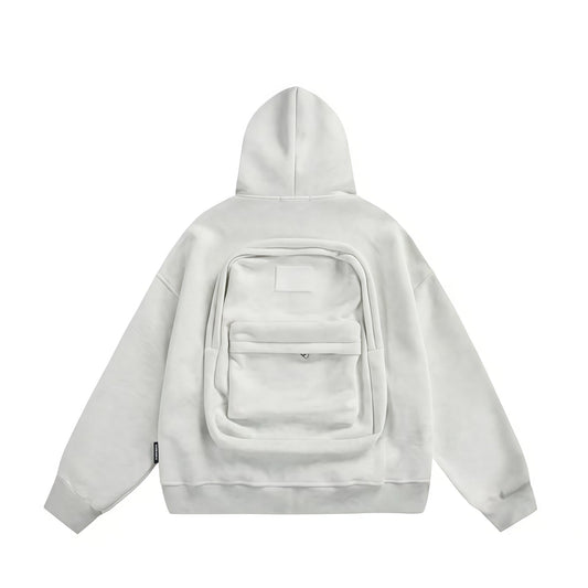 Sweat à Capuche avec Sac à Dos Intégré – Pratique pour Voyager